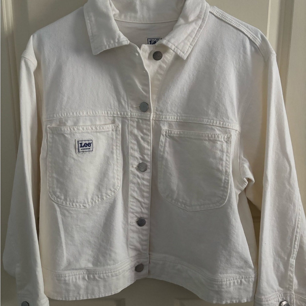 Lee Women's White Denim Jacket